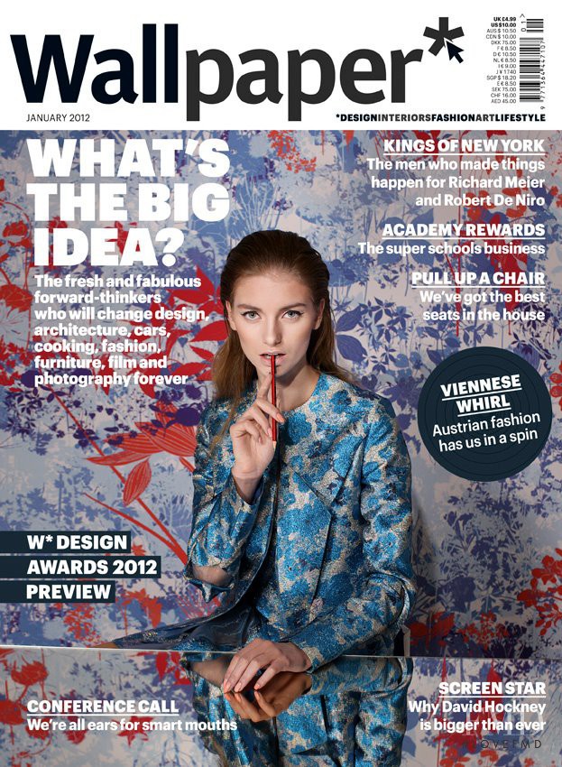 Iris van Berne featured on the Wallpaper* cover from January 2012