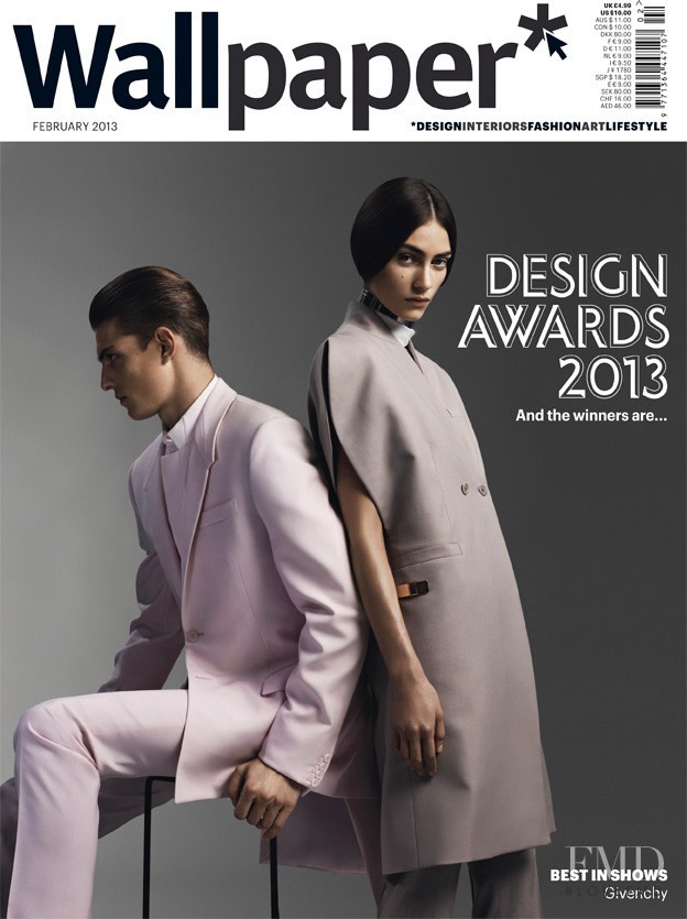 Marine Deleeuw featured on the Wallpaper* cover from February 2013