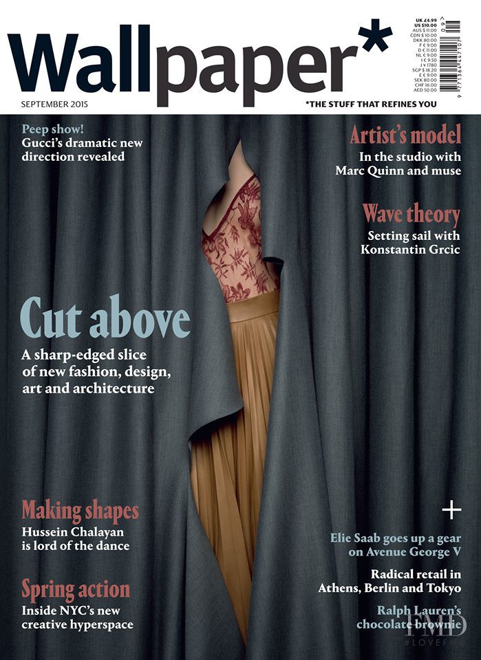 Klementyna Dmowska featured on the Wallpaper* cover from September 2015