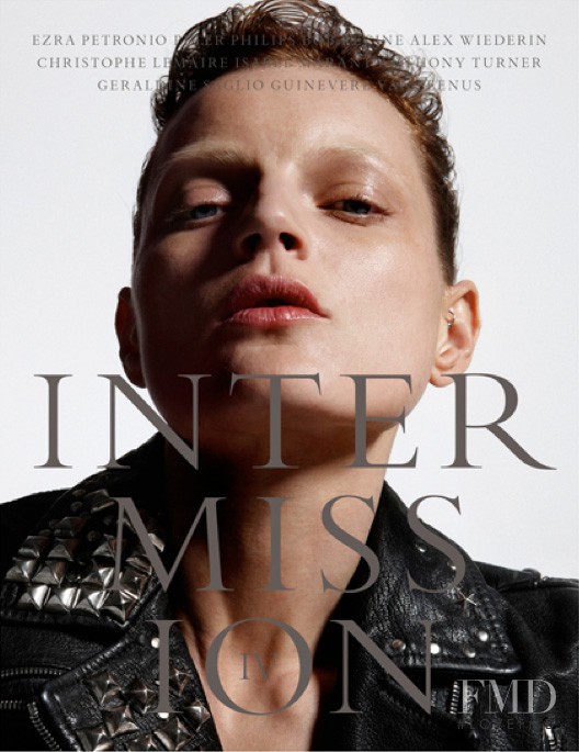 Guinevere van Seenus featured on the Intermission Magazine cover from June 2011