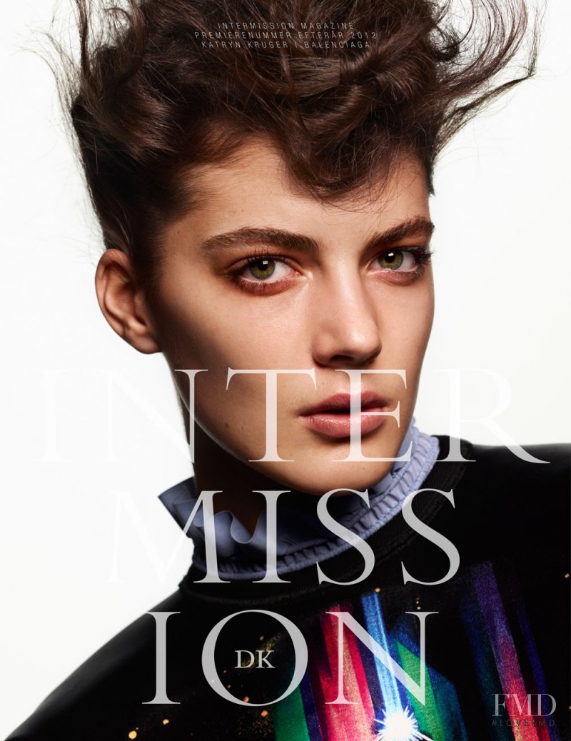 Katryn Kruger featured on the Intermission Magazine cover from September 2012