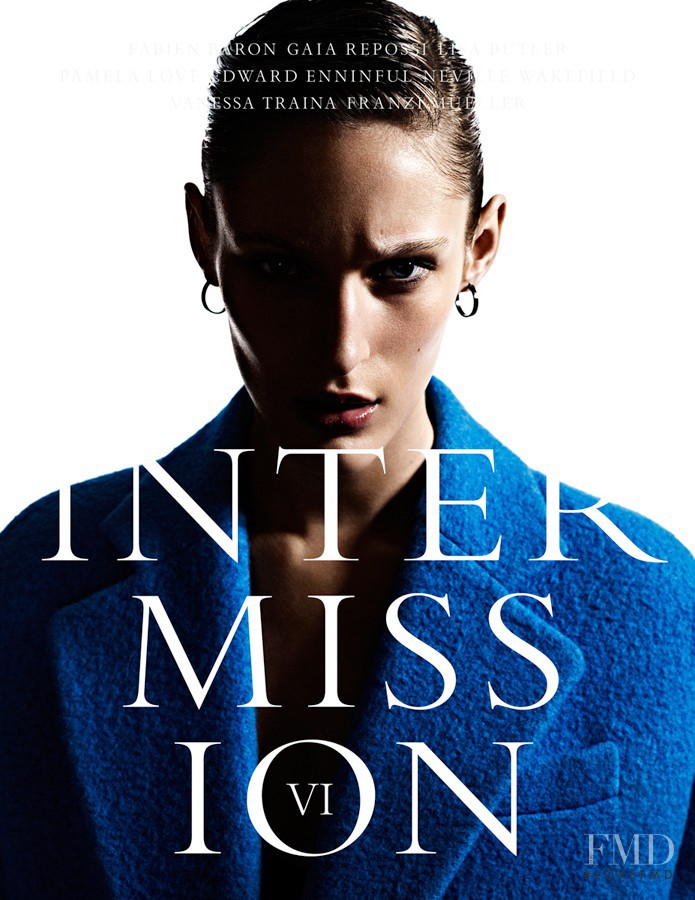 Franzi Mueller featured on the Intermission Magazine cover from September 2012