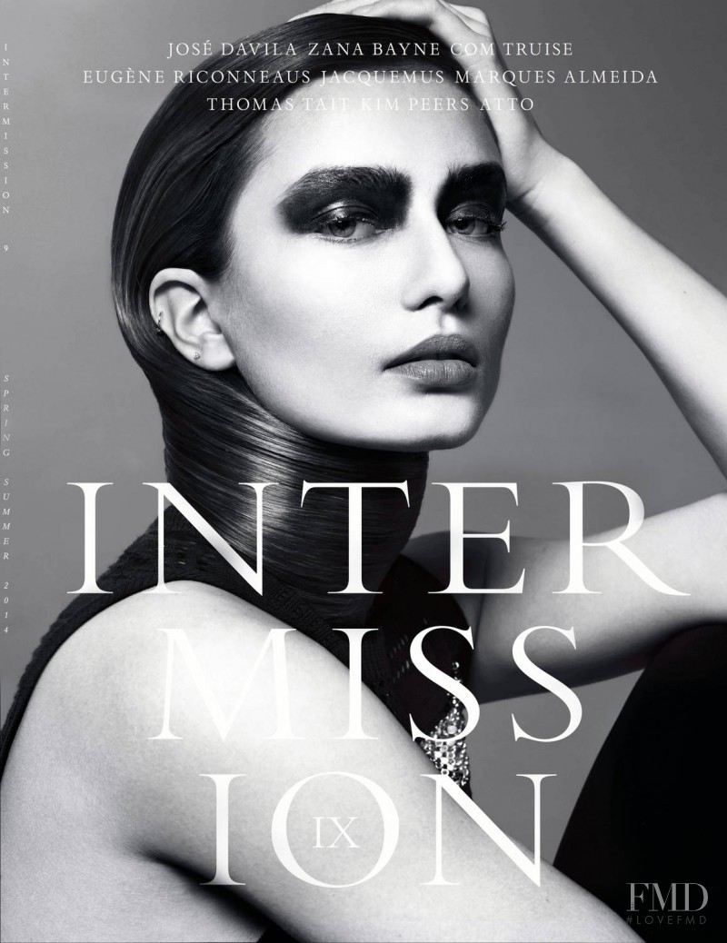 Andreea Diaconu featured on the Intermission Magazine cover from March 2014