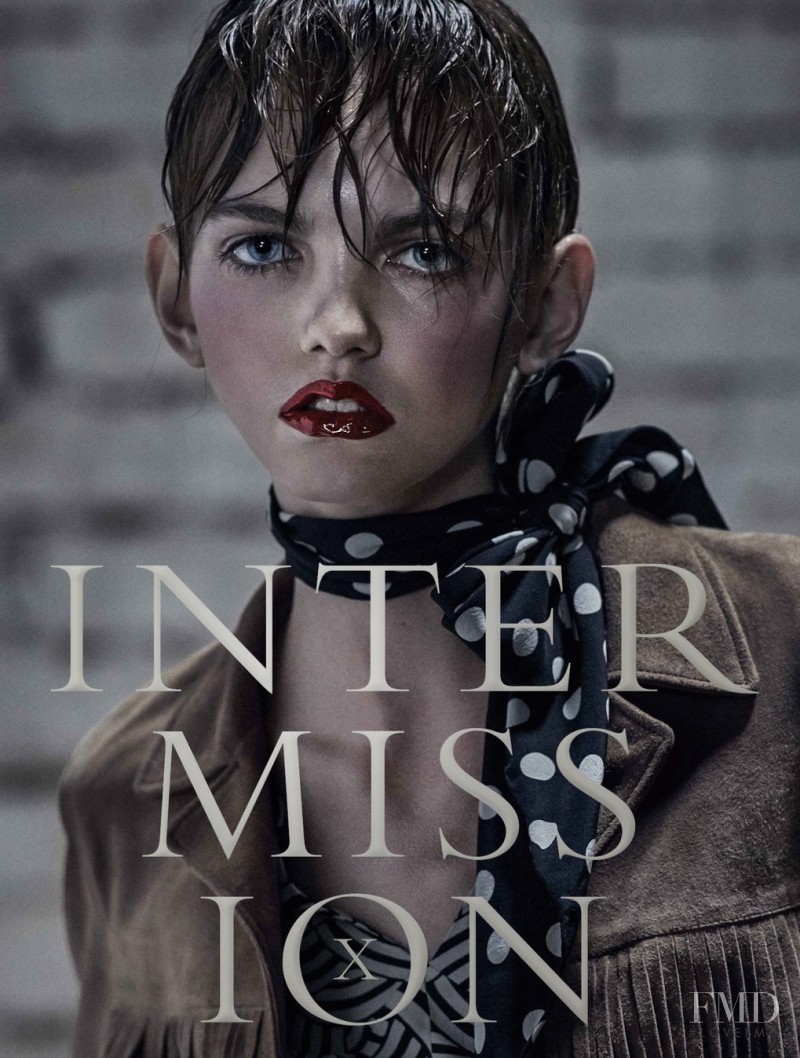 Molly Bair featured on the Intermission Magazine cover from March 2015