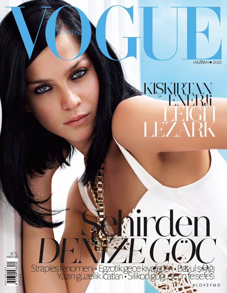 Leigh Lezark featured on the Vogue Turkey cover from June 2010