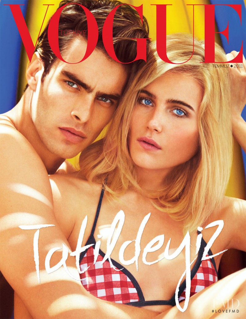 Dree Hemingway featured on the Vogue Turkey cover from July 2011