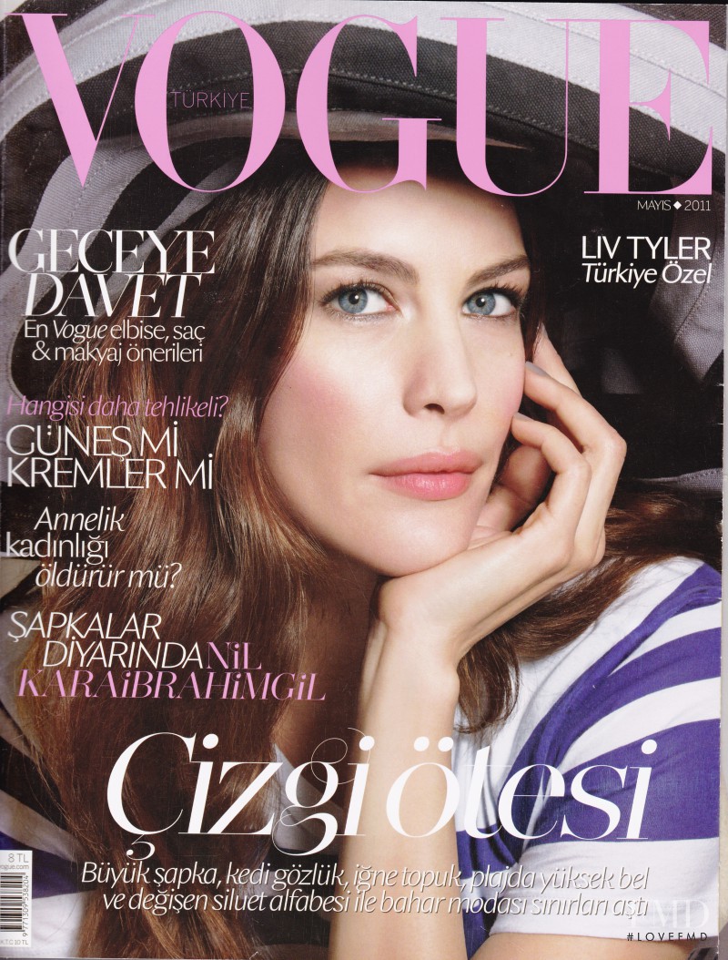Liv Tyler featured on the Vogue Turkey cover from May 2011
