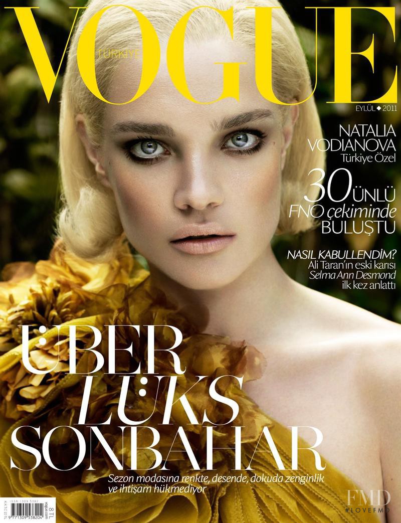 Natalia Vodianova featured on the Vogue Turkey cover from September 2011