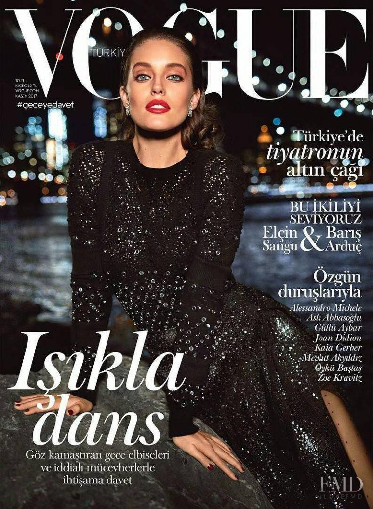 Emily DiDonato featured on the Vogue Turkey cover from November 2017
