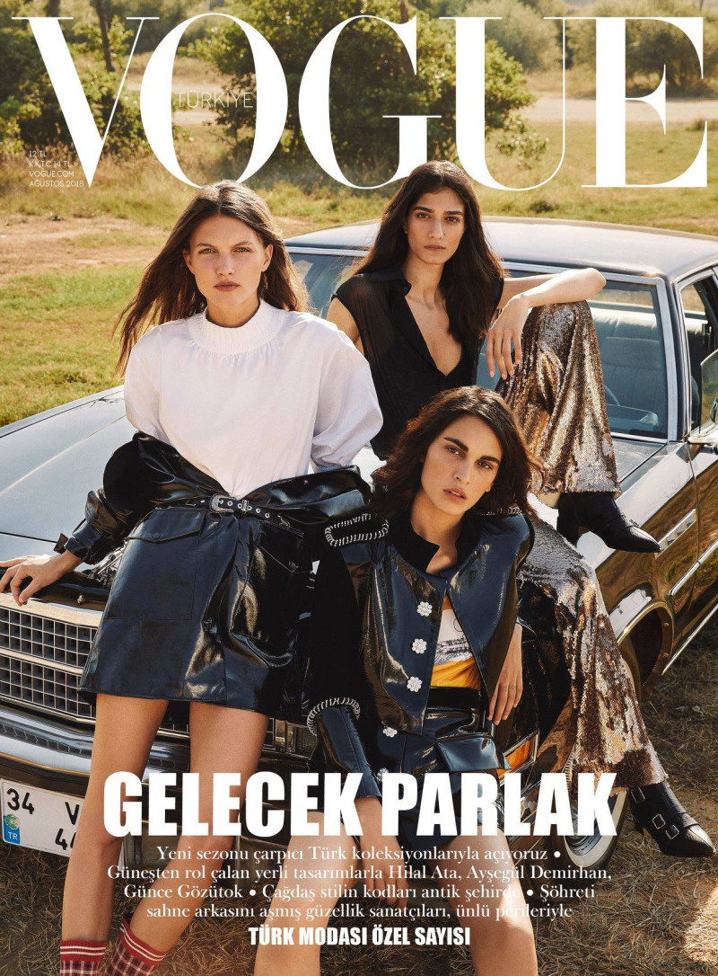 Ayse Demirhan, Hilal Ata featured on the Vogue Turkey cover from August 2018