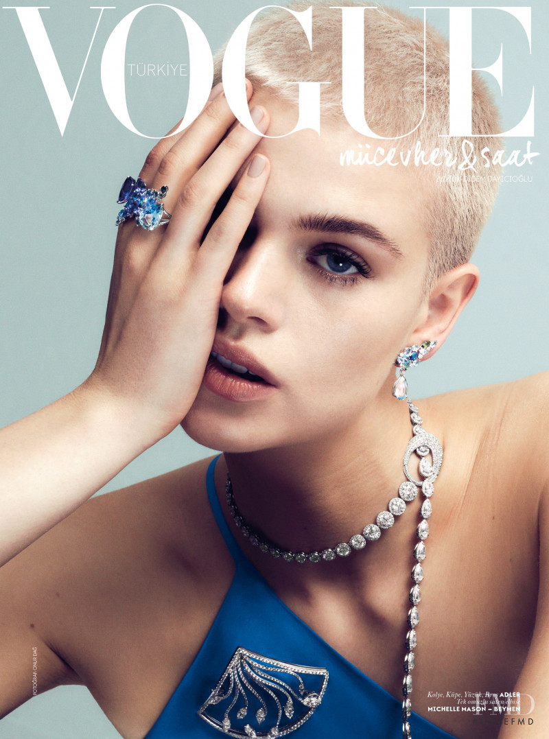 Cajsa Wessberg featured on the Vogue Turkey cover from May 2019
