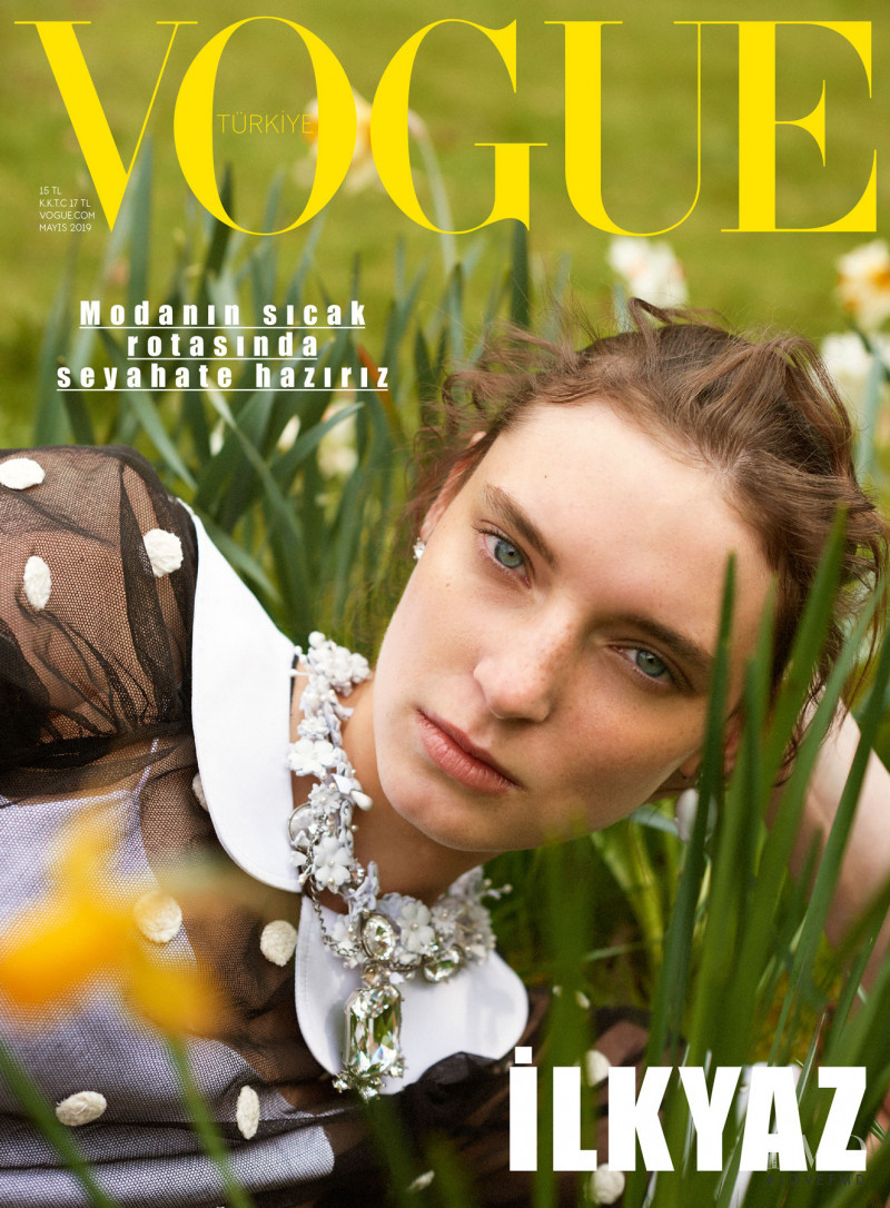 Ansley Gulielmi featured on the Vogue Turkey cover from May 2019
