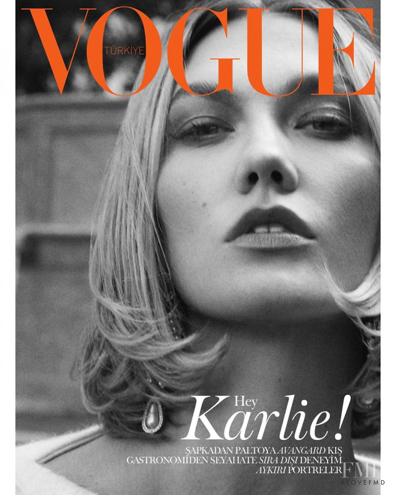 Karlie Kloss featured on the Vogue Turkey cover from November 2019