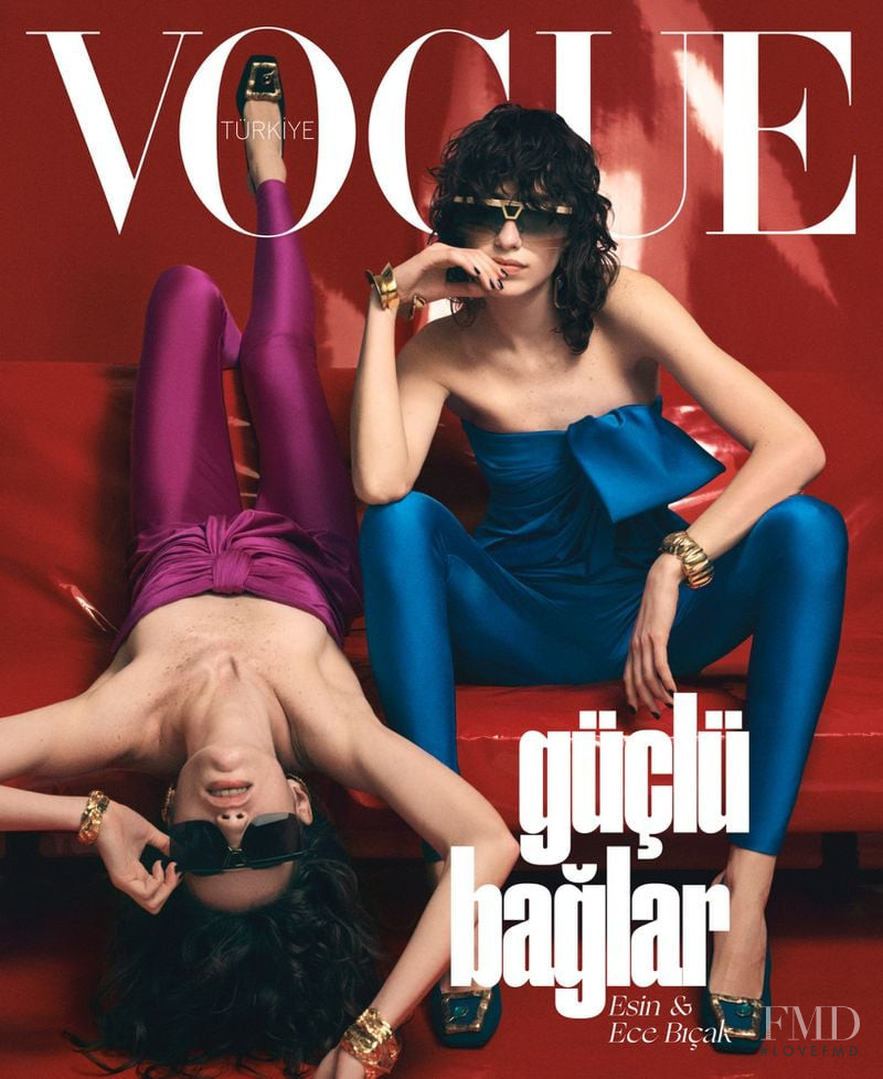 Ece Bicak, Esin Bicak featured on the Vogue Turkey cover from April 2022