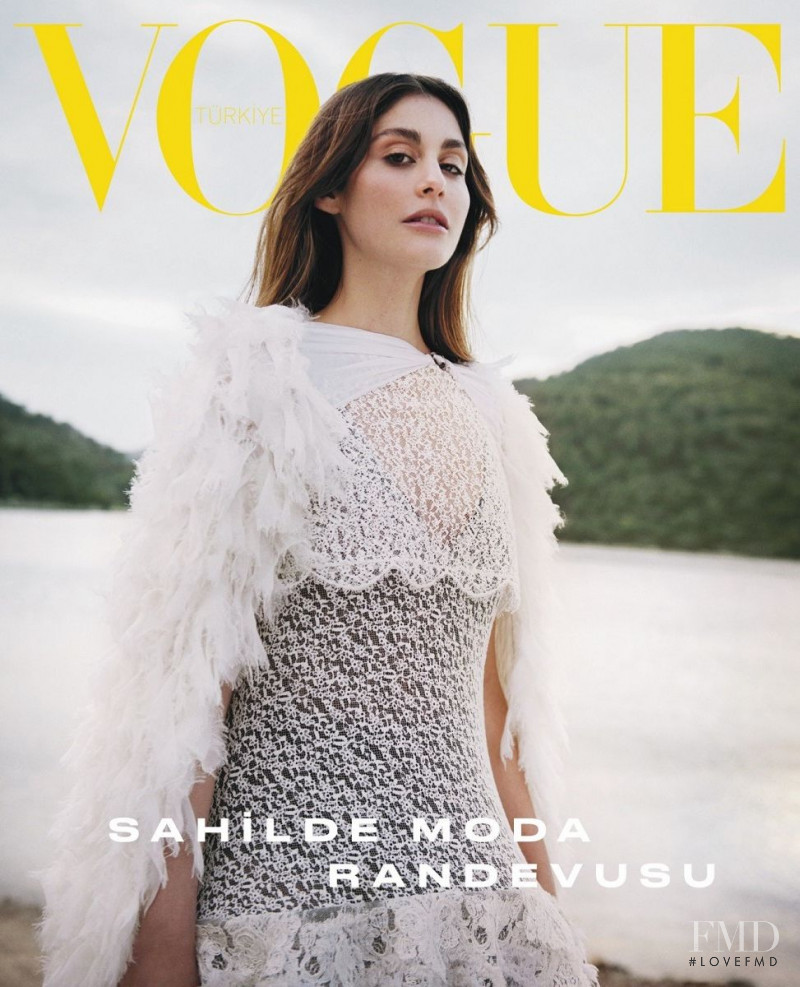 Nour Arida featured on the Vogue Turkey cover from May 2022