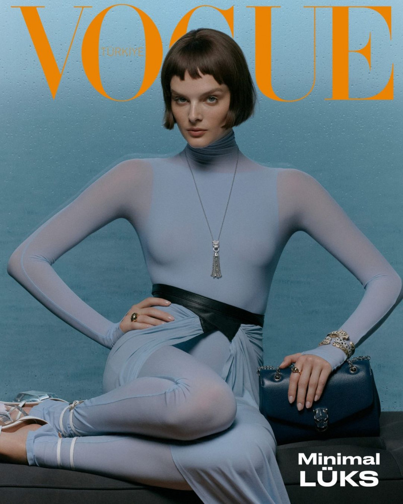 Aylah Peterson featured on the Vogue Turkey cover from May 2023