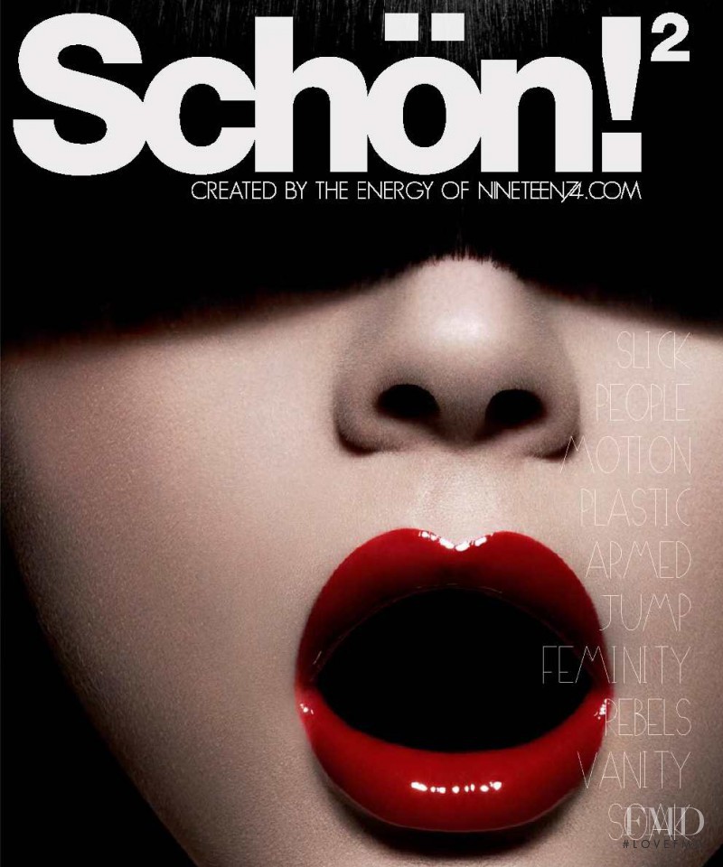 Solweig Rediger-Lizlow featured on the Schön! cover from September 2008