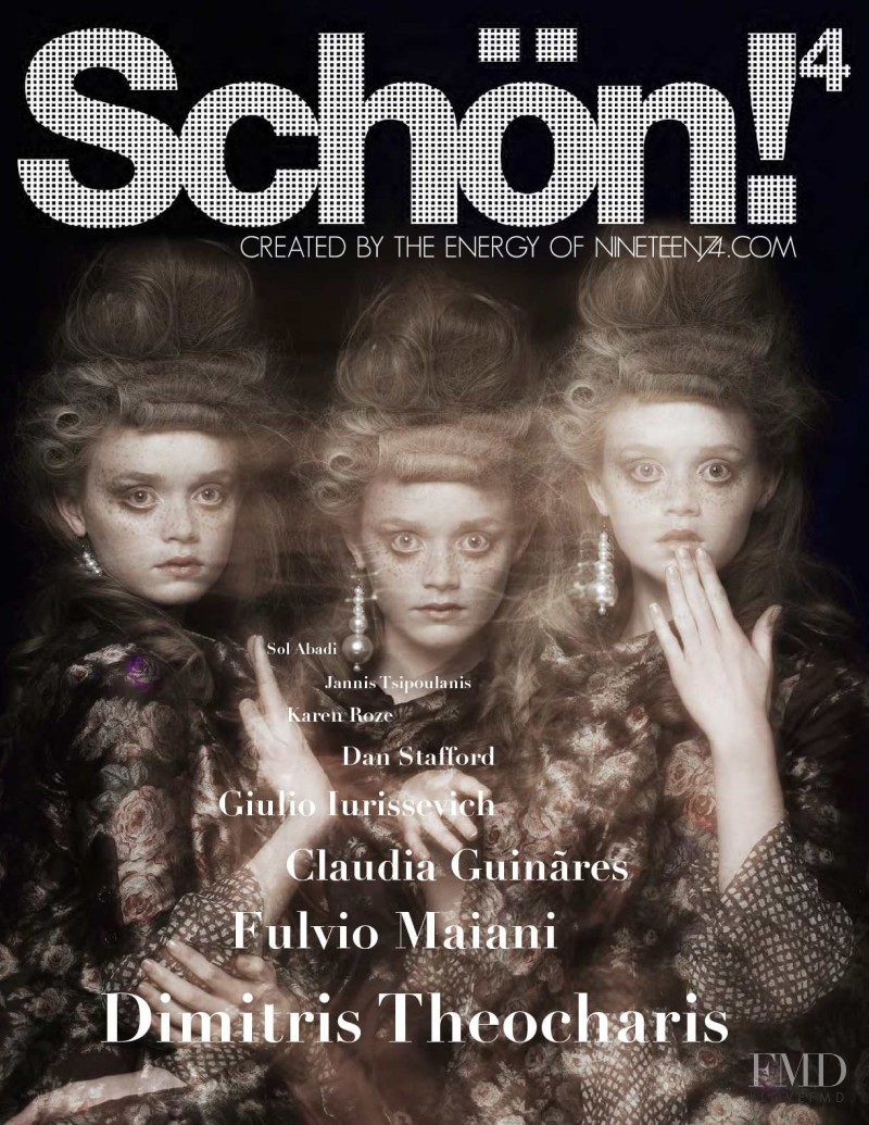 Sophie Clarke featured on the Schön! cover from March 2009