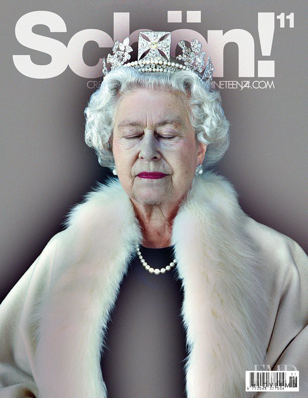 Majesty Queen Elizabeth II  featured on the Schön! cover from December 2010
