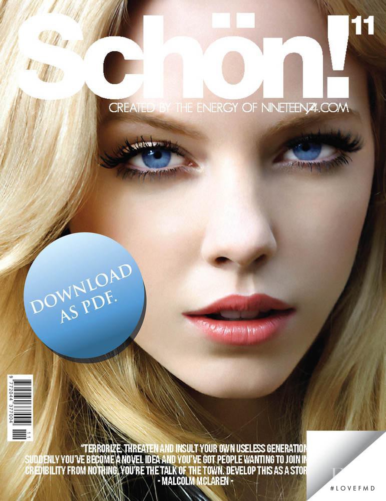 Skye Stracke featured on the Schön! cover from December 2010
