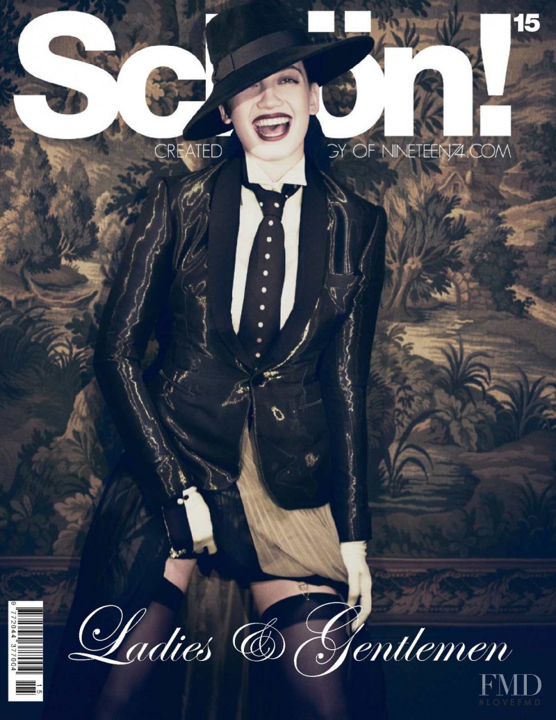 Daisy Lowe featured on the Schön! cover from December 2011