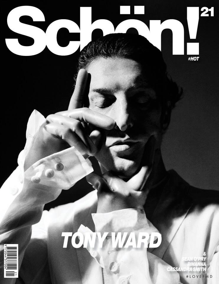 Tony Ward featured on the Schön! cover from June 2013