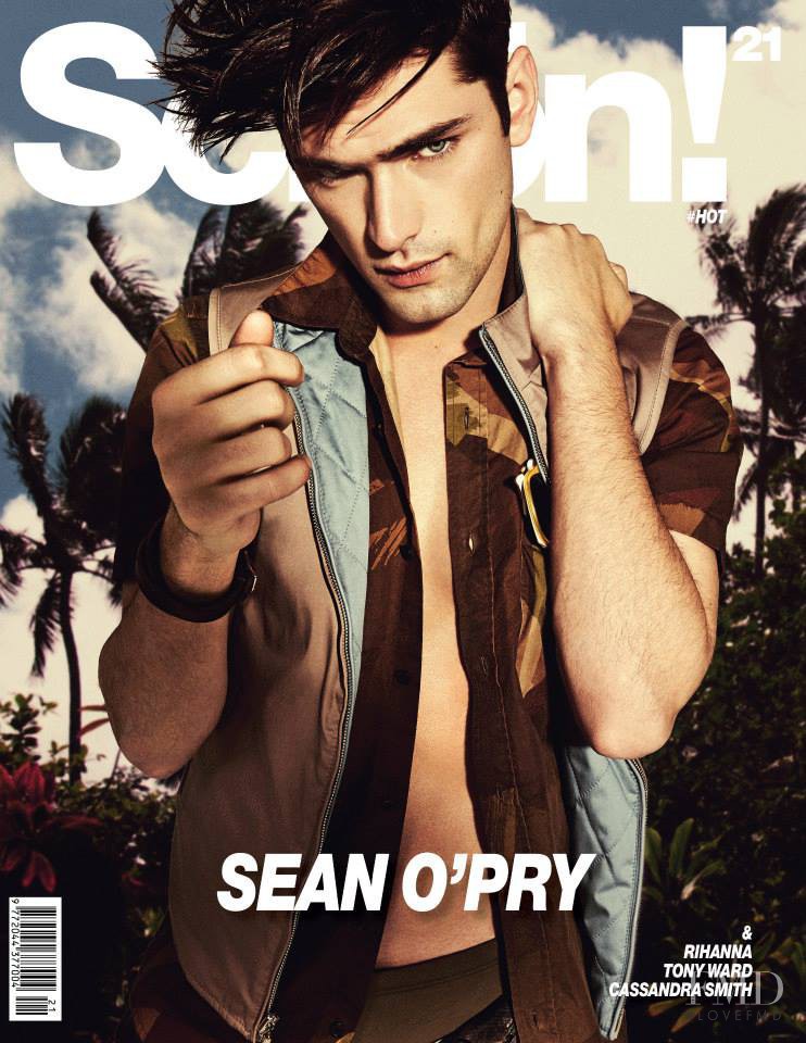 Sean O Pry featured on the Schön! cover from June 2013