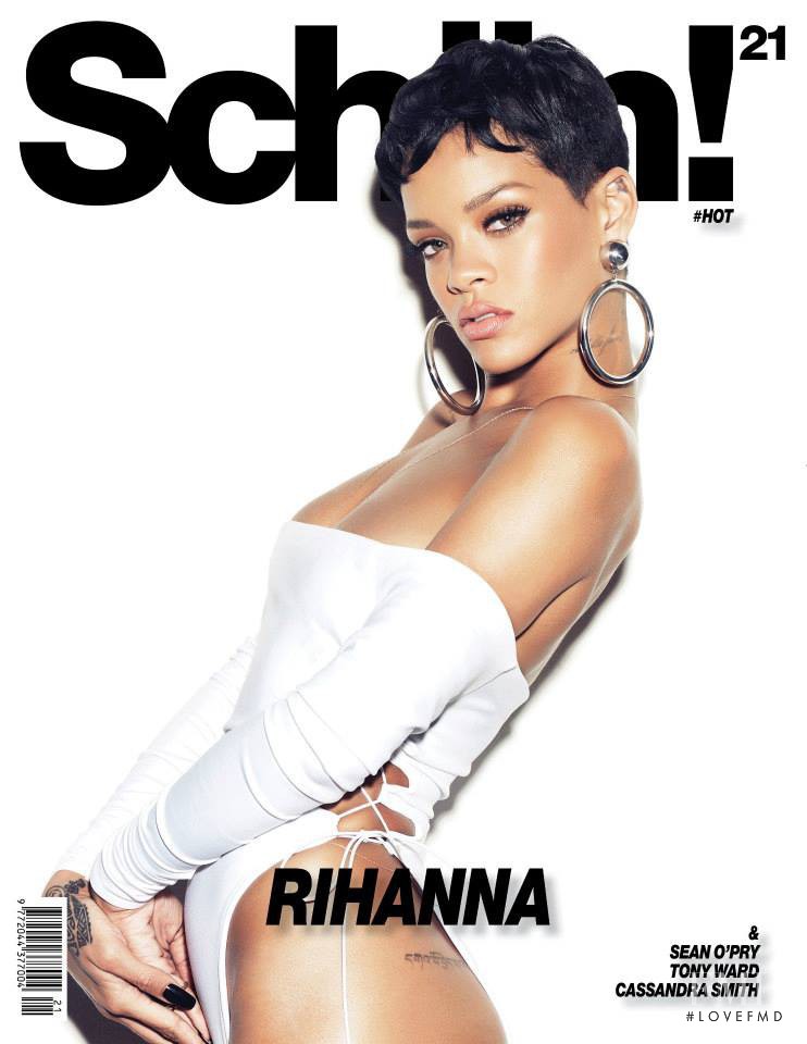 Rihanna featured on the Schön! cover from June 2013
