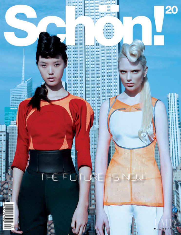 Chrystal Copland, Tian Yi featured on the Schön! cover from March 2013