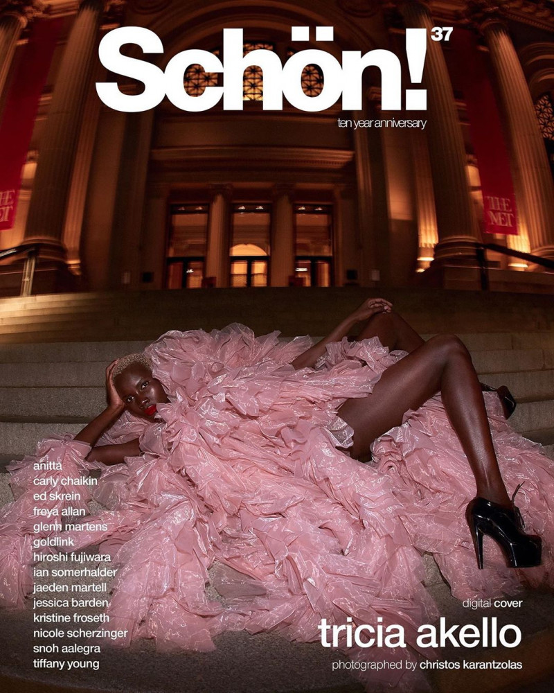 Tricia Akello featured on the Schön! cover from December 2019