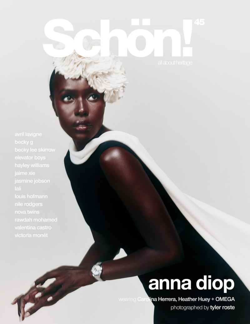 Anna Diop featured on the Schön! cover from January 2024