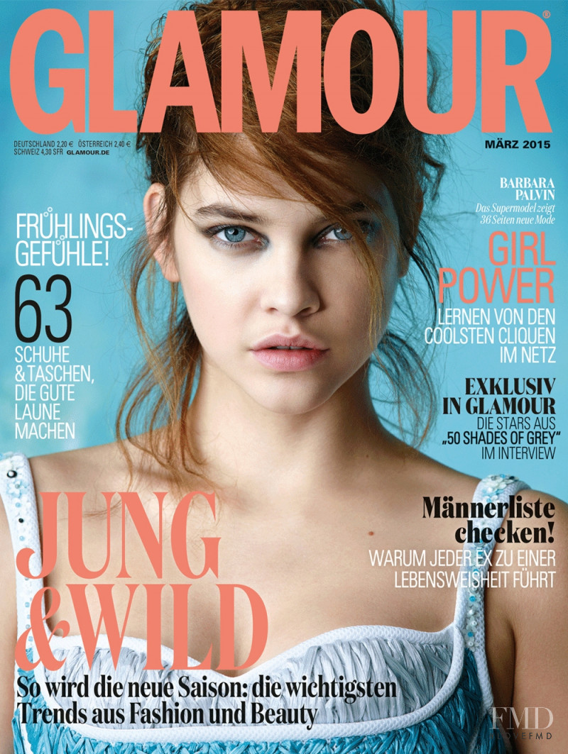 Barbara Palvin featured on the Glamour Germany cover from March 2015