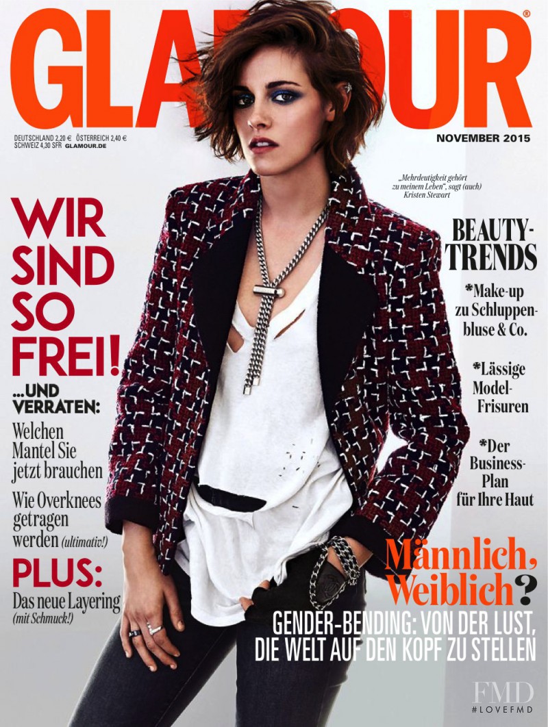  featured on the Glamour Germany cover from November 2015