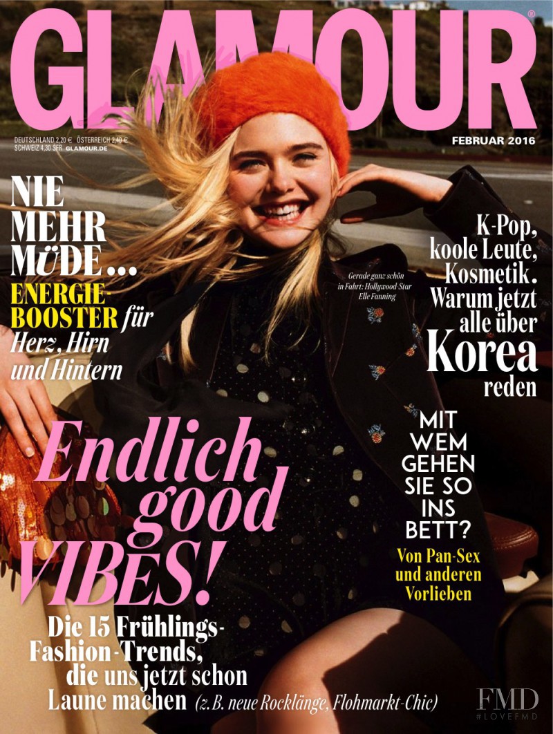  featured on the Glamour Germany cover from February 2016
