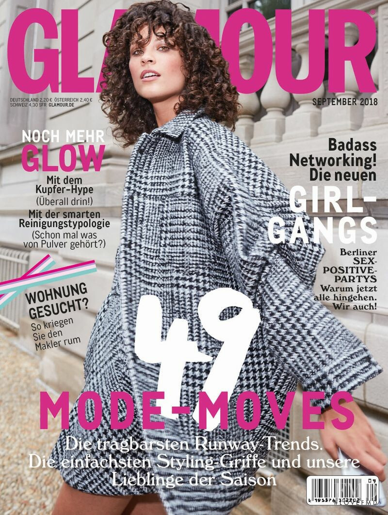 Ari Westphal featured on the Glamour Germany cover from September 2018
