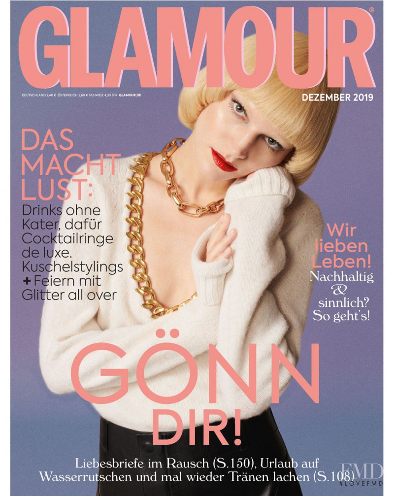 Hirschy Hirschfelder featured on the Glamour Germany cover from December 2019