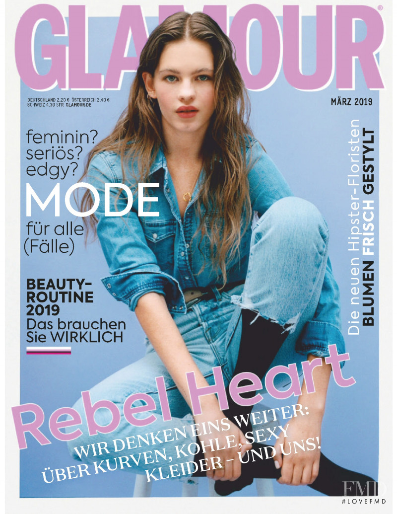  featured on the Glamour Germany cover from March 2019