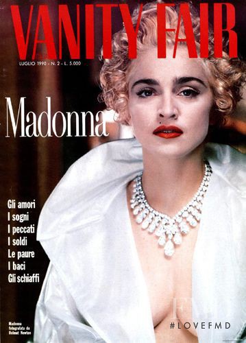  featured on the Vanity Fair Italy cover from July 1990