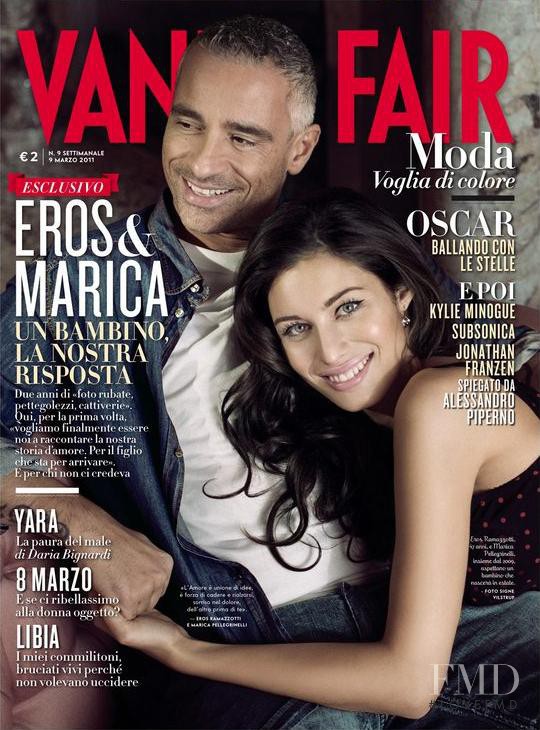 Eros Ramazzotti featured on the Vanity Fair Italy cover from March 2011