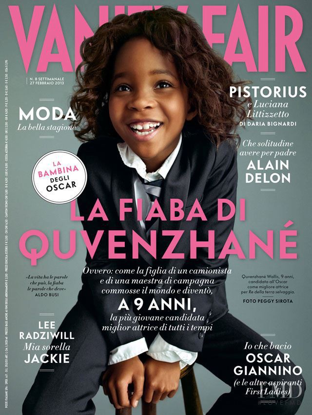 Oscar Giannino featured on the Vanity Fair Italy cover from February 2013