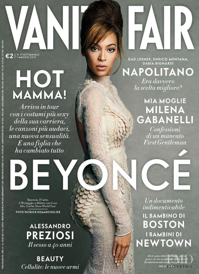 Beyoncé Knowles featured on the Vanity Fair Italy cover from May 2013
