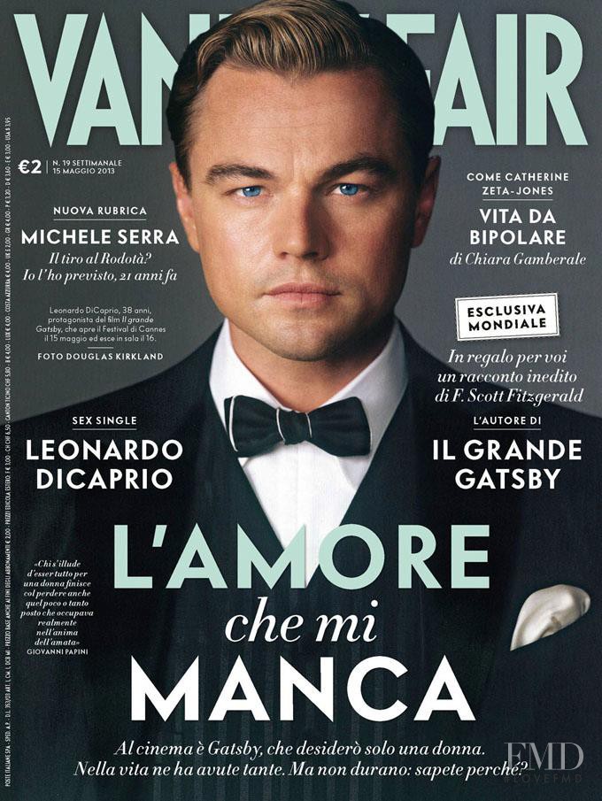 Leonardo DiCaprio featured on the Vanity Fair Italy cover from May 2013
