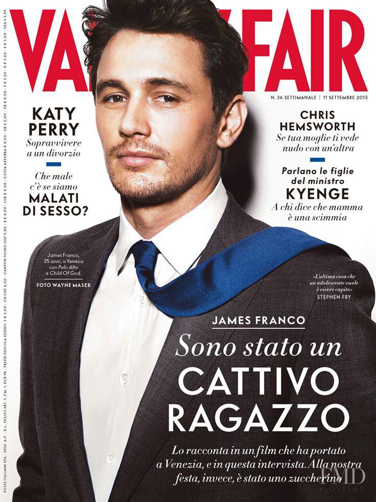 James Franco featured on the Vanity Fair Italy cover from September 2013