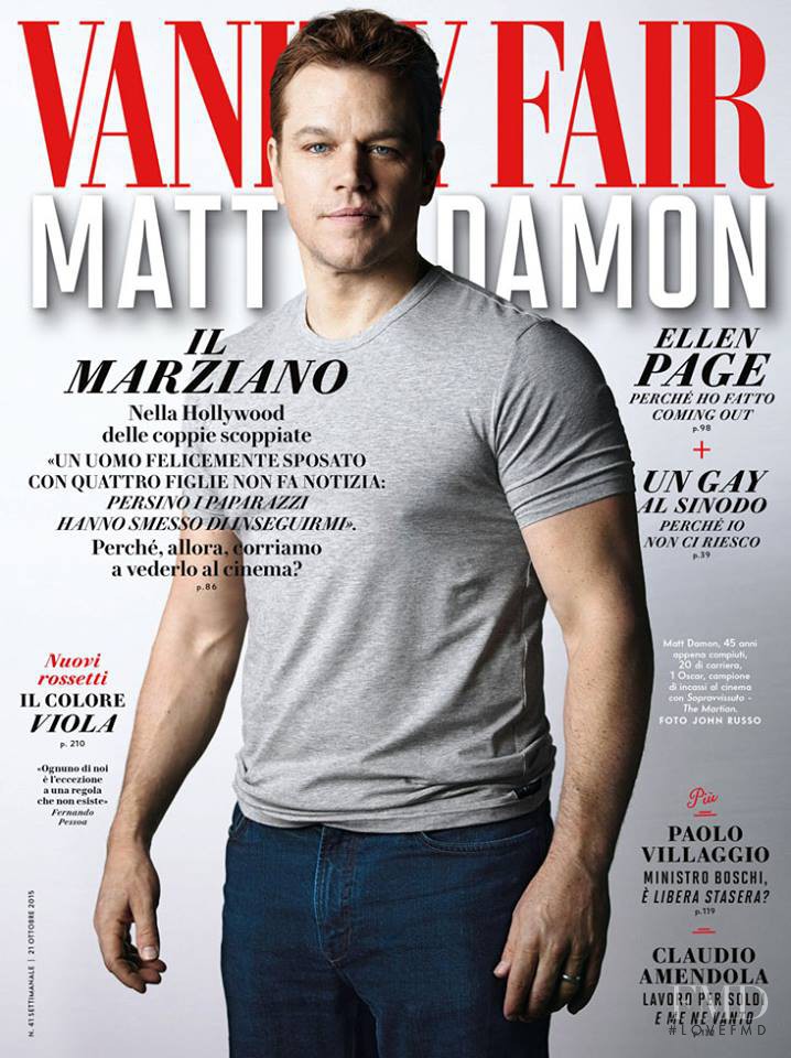  featured on the Vanity Fair Italy cover from October 2015