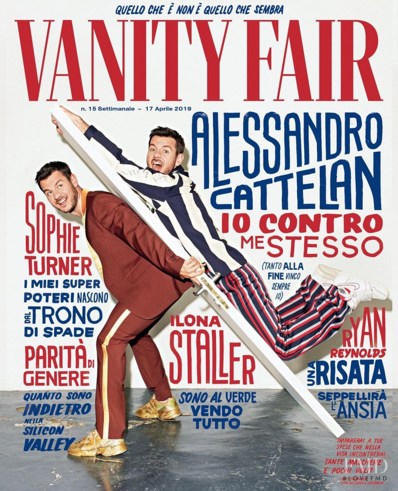  featured on the Vanity Fair Italy cover from April 2019