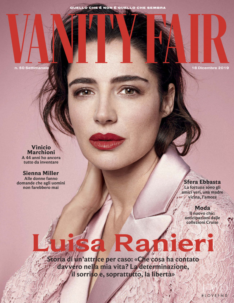  featured on the Vanity Fair Italy cover from December 2019