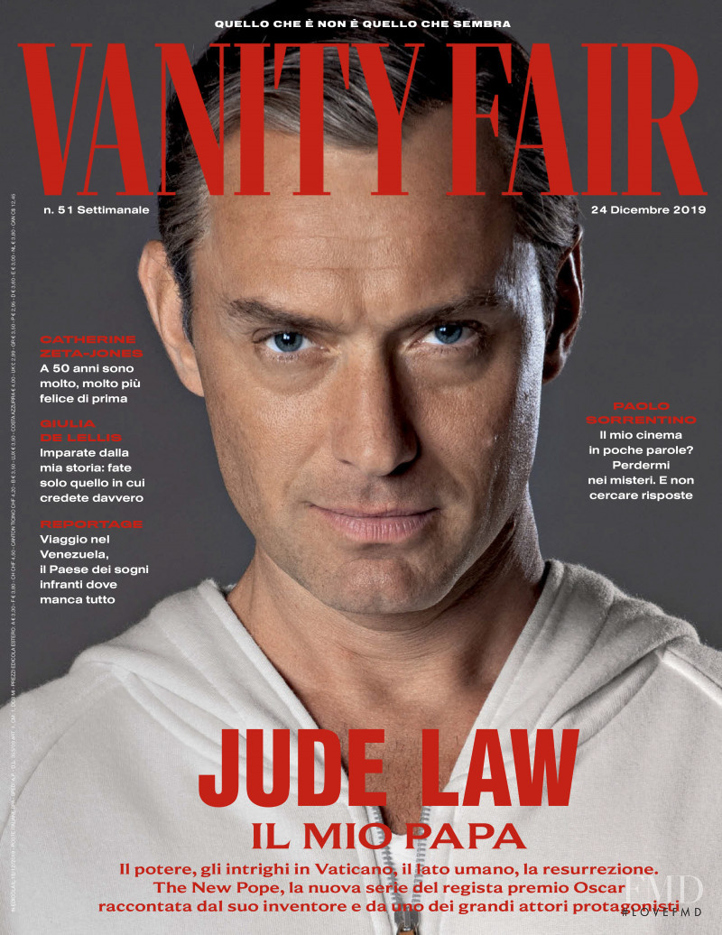  featured on the Vanity Fair Italy cover from December 2019