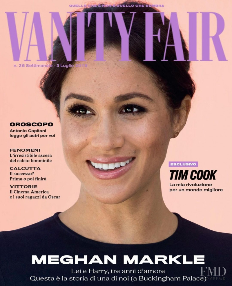 Meghan Markle featured on the Vanity Fair Italy cover from July 2019