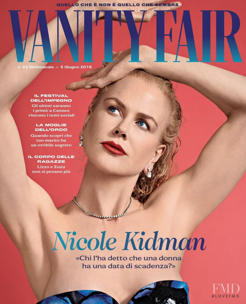 Nicole Kidman featured on the Vanity Fair Italy cover from June 2019