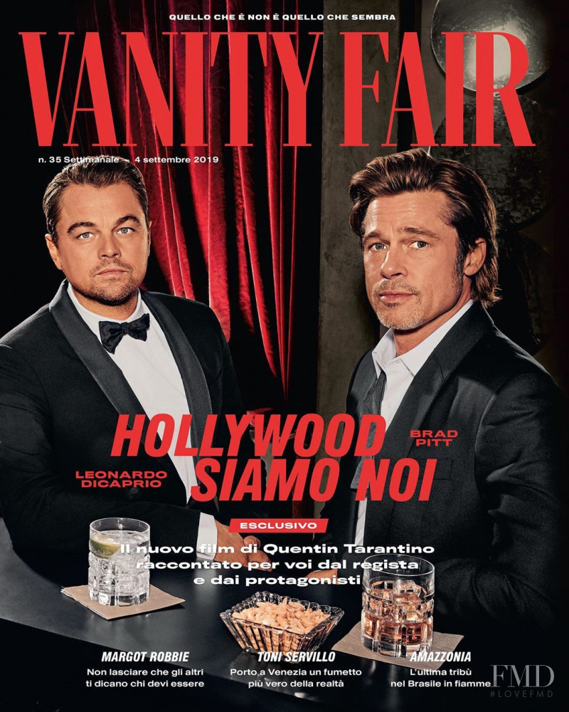 Leonardo DiCaprio, Brad Pitt featured on the Vanity Fair Italy cover from September 2019